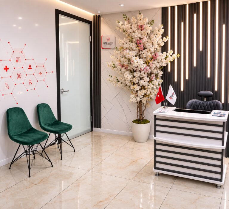 Kıztaşı Polikliniği bekleme salonu
